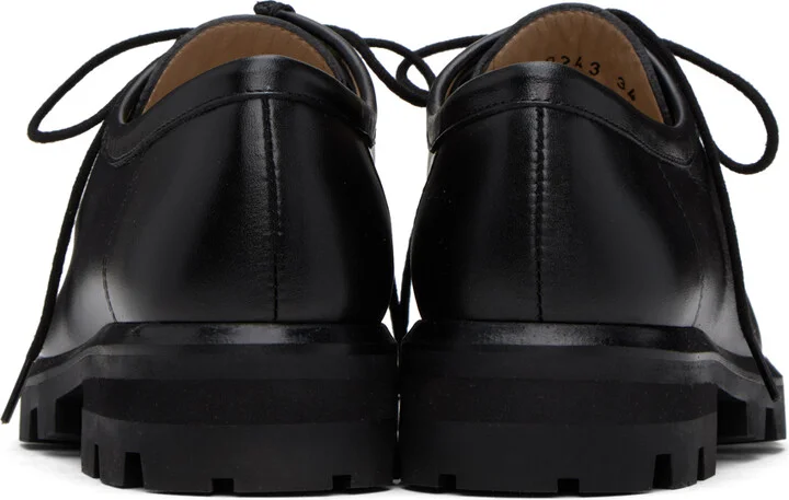 Legres Black Lace-Up Derbys - Image 2