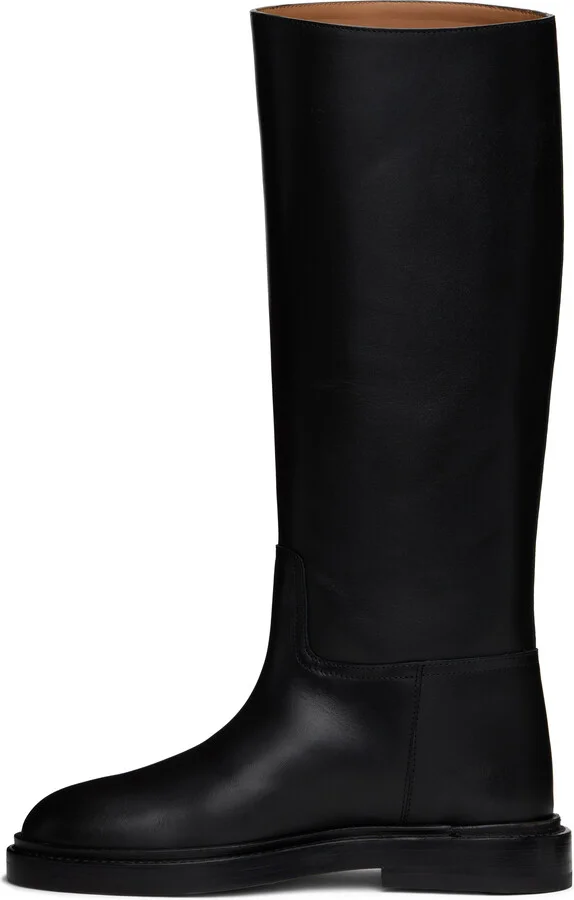 Legres Black Riding Tall Boots - Image 3