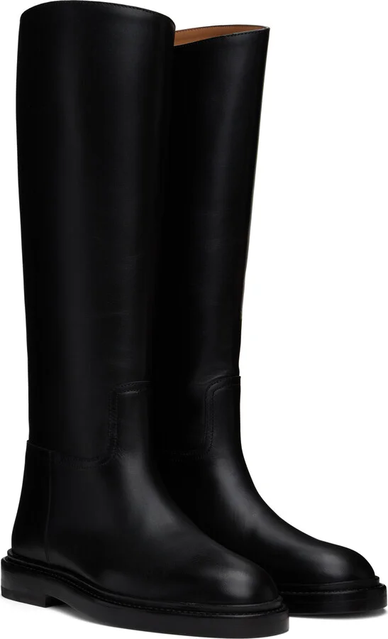 Legres Black Riding Tall Boots - Image 4