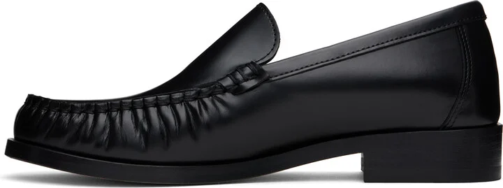 Legres Black Ruched Loafers - Image 3