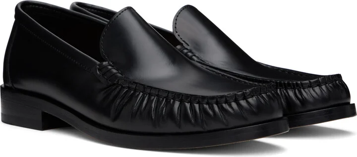 Legres Black Ruched Loafers - Image 4