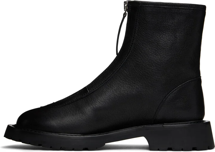 Legres Black Zipped Boots - Image 3