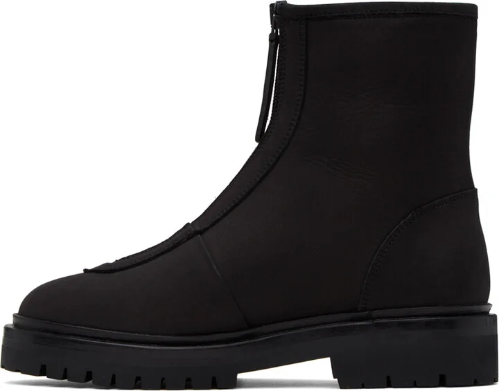 Legres Black Zipper Boots - Image 3