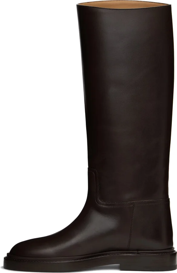 Legres Brown Riding Tall Boots - Image 3