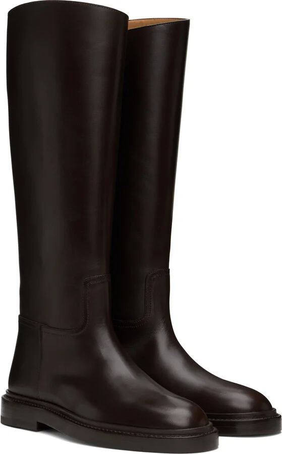 Legres Brown Riding Tall Boots - Image 4