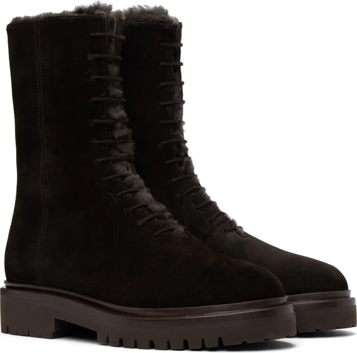 Legres Brown Suede Ankle Boot - Image 4