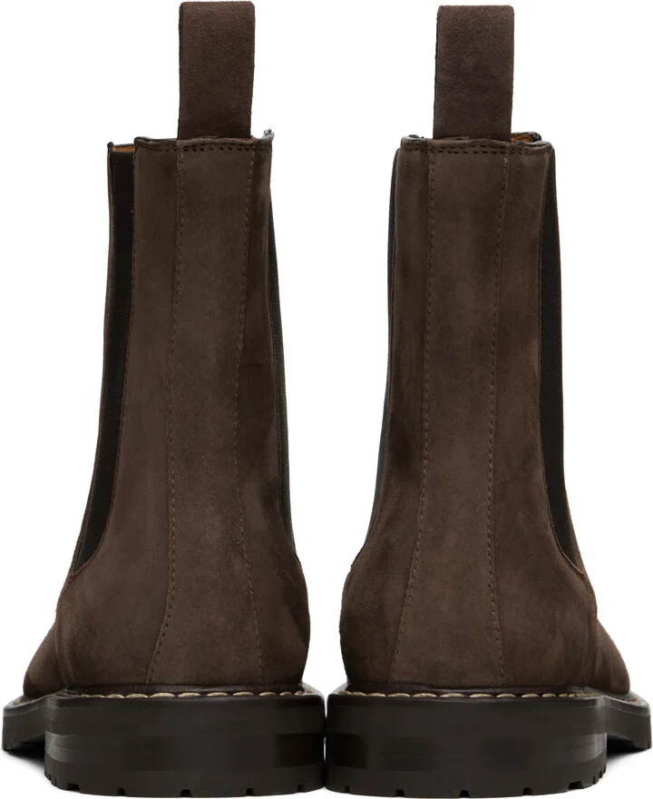 Legres Brown Suede Chelsea Boots - Image 2