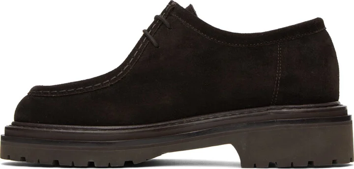 Legres Brown Suede Derbys - Image 3