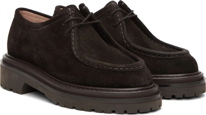 Legres Brown Suede Derbys - Image 4