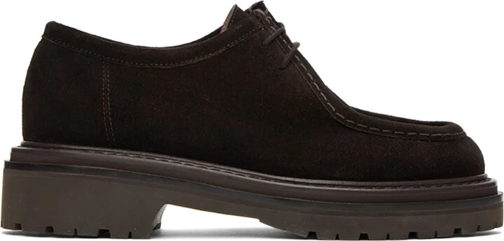 Legres Brown Suede Derbys