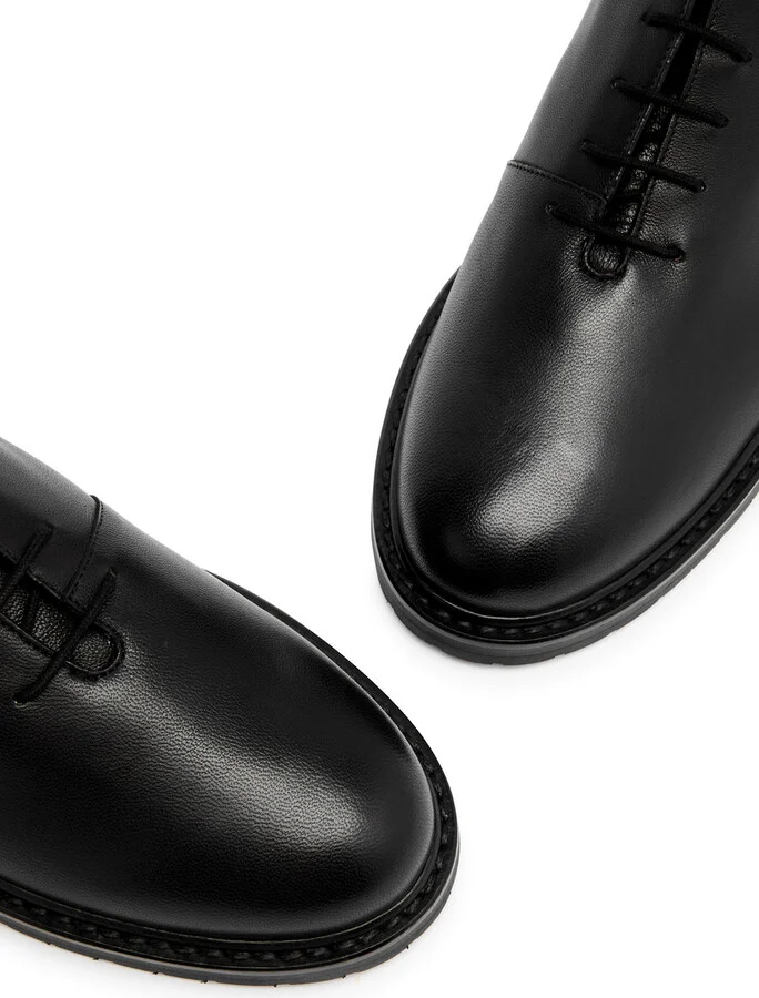 Legres Grained Leather Ankle Boots - Image 3