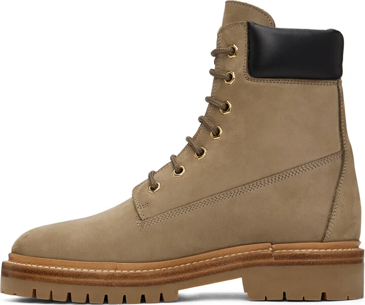 Legres Khaki Trekking Boots - Image 3