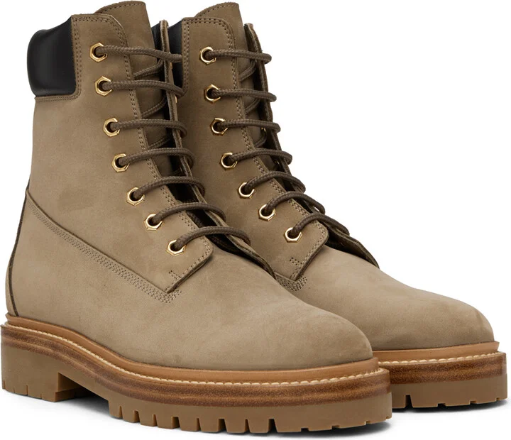Legres Khaki Trekking Boots - Image 4