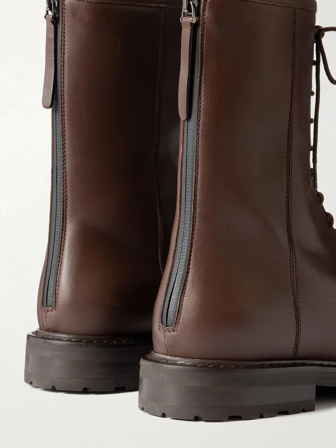 LEGRES - Leather Ankle Boots - Brown - Image 4