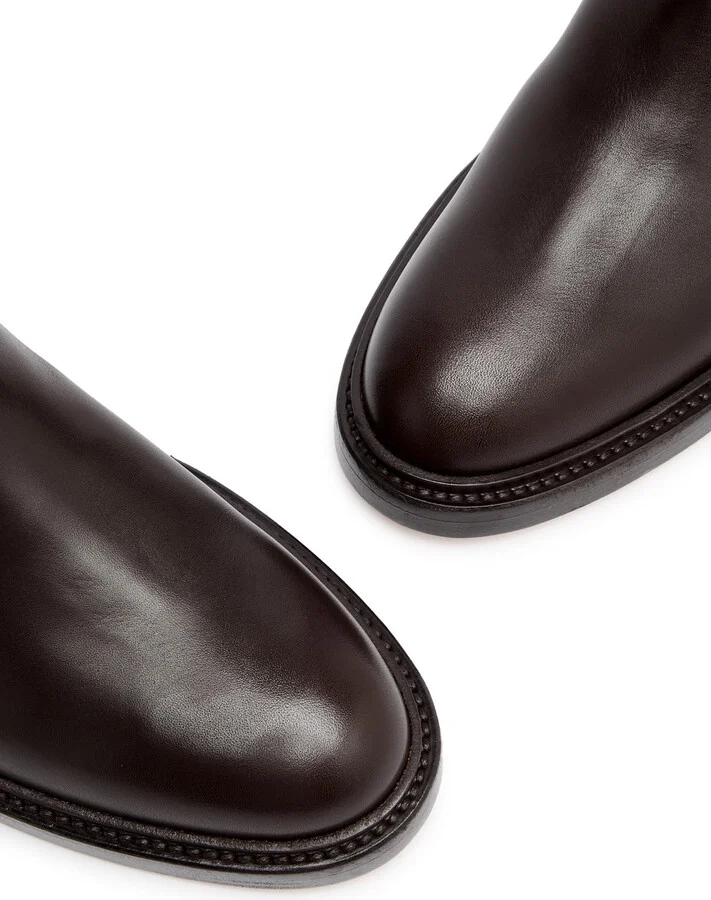 Legres Leather Knee-high Riding Boots - Image 3