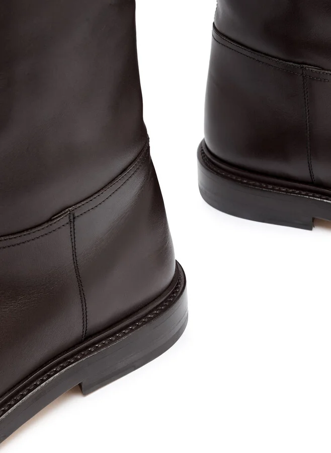 Legres Leather Knee-high Riding Boots - Image 4