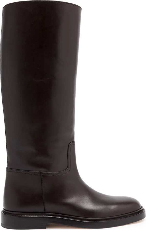 Legres Leather Knee-high Riding Boots