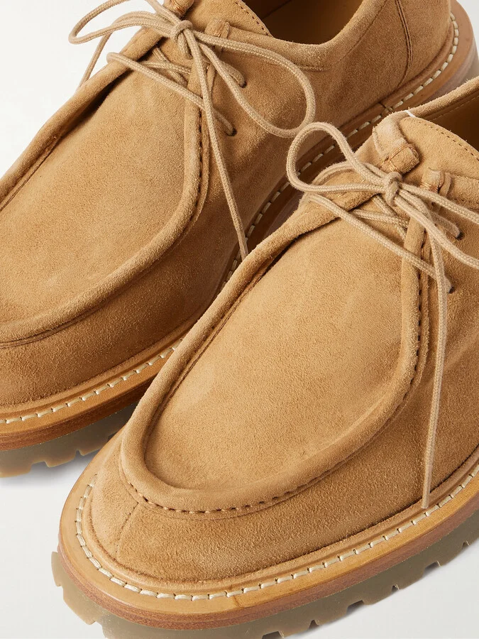 LEGRES - Suede Brogues - Brown - Image 4