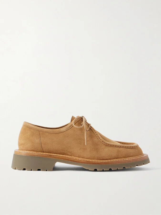 LEGRES - Suede Brogues - Brown