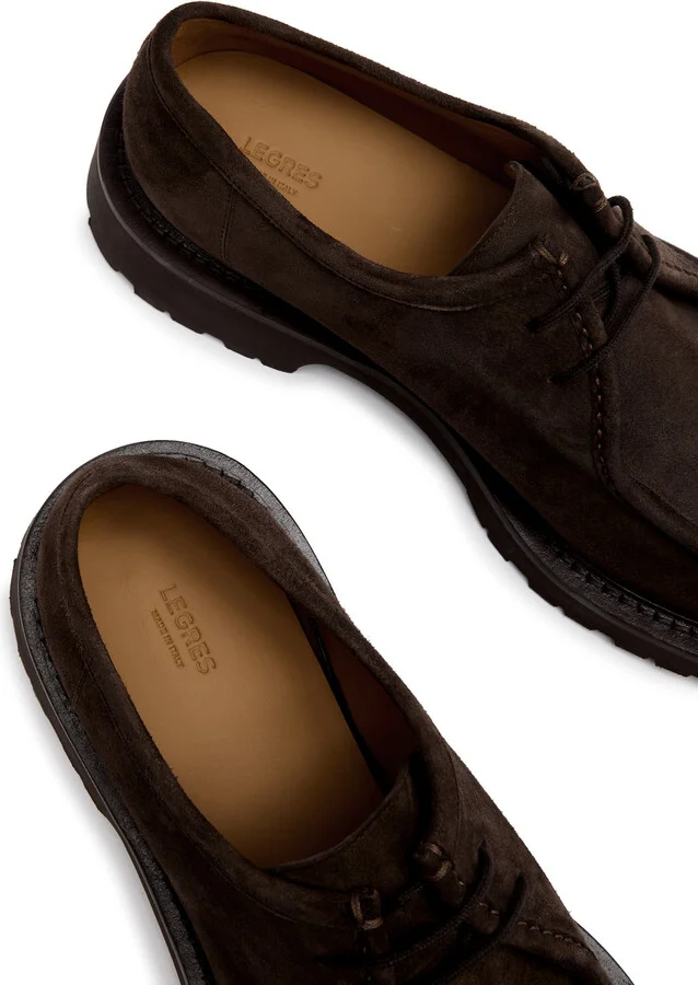 Legres Suede Derby Shoes - Image 4