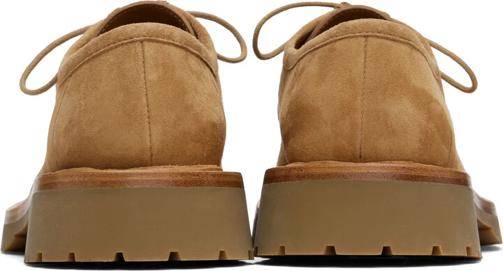 Legres Tan New Lace-Up Derbys - Image 2