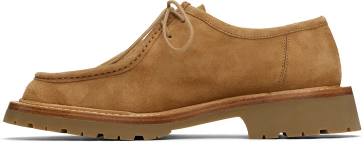 Legres Tan New Lace-Up Derbys - Image 3