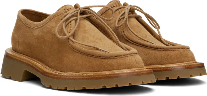 Legres Tan New Lace-Up Derbys - Image 4