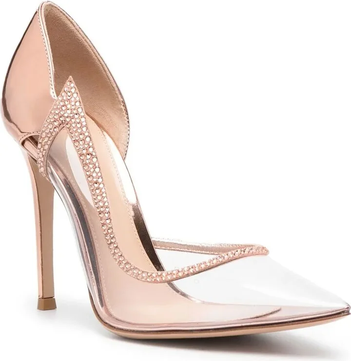 Leif 105mm metallic-effect pumps - Image 2
