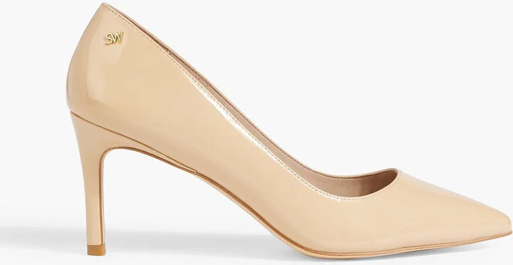 Leigh 75 patent-leather pumps
