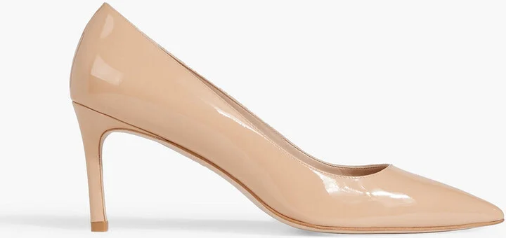 Leigh 75 patent-leather pumps