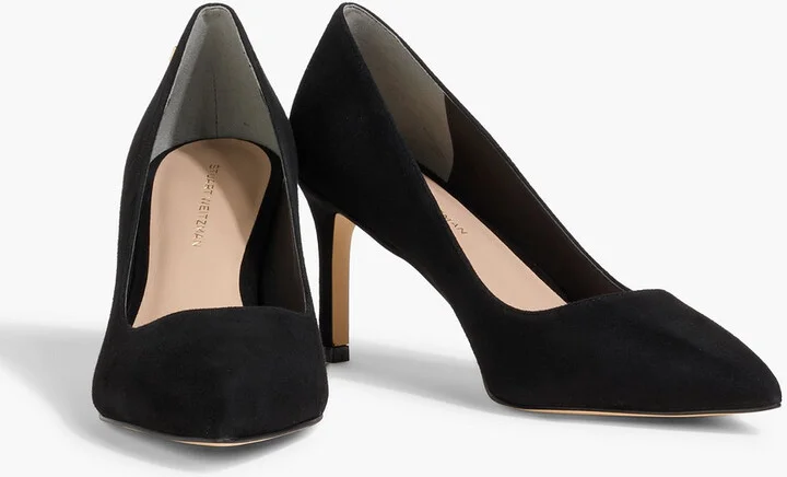 Leigh 75 suede pumps - Image 2
