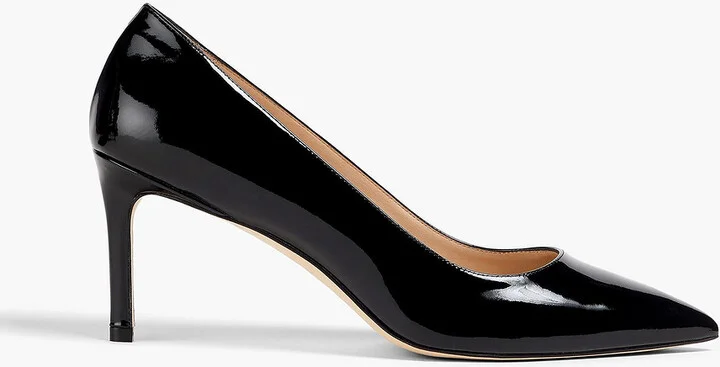 Leigh patent-leather pumps