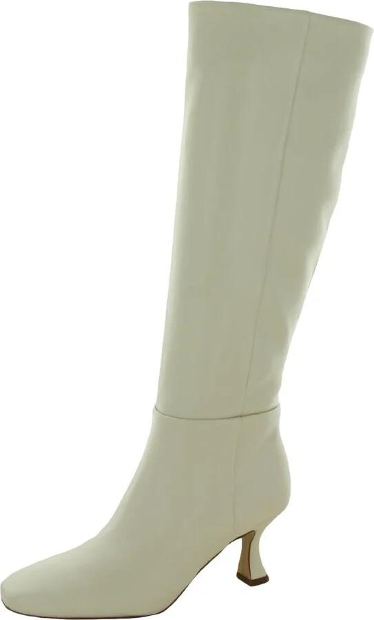 Leigh Womens Zipper Knee-High Boots