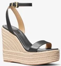 Leighton Leather Wedge Sandal - Image 2