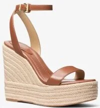 Leighton Leather Wedge Sandal - Image 9