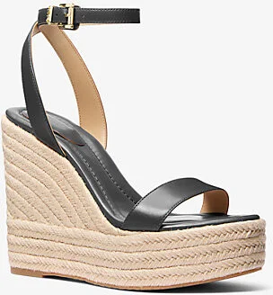 Leighton Leather Wedge Sandal