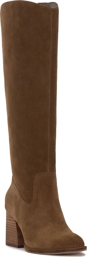 Leila Block Heel Knee High Boot