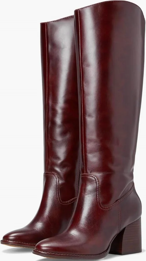 Leila Tall Boot In Mahongany
