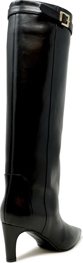 Lella Baldi Black Leather Boots - Image 3