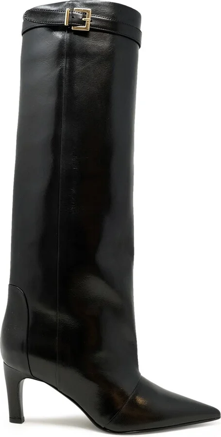 Lella Baldi Black Leather Boots