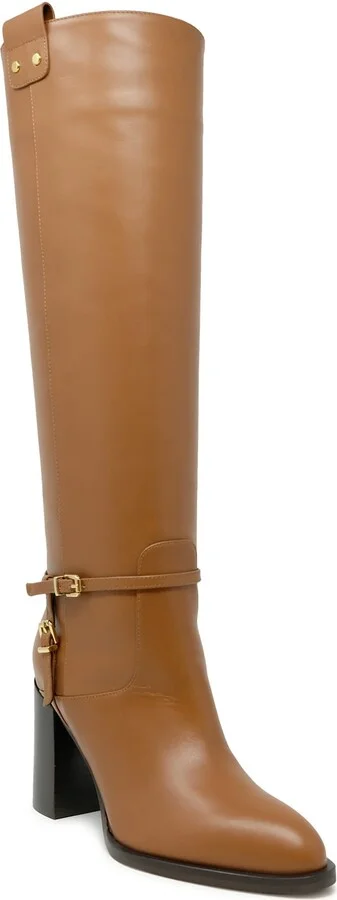 Lella Baldi Camel Leather Boots - Image 2