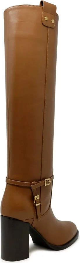 Lella Baldi Camel Leather Boots - Image 3