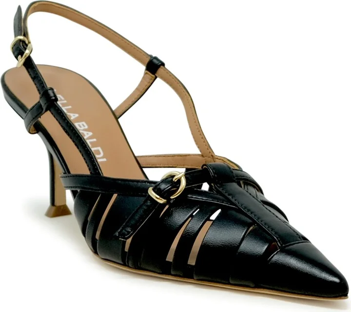 Lella Baldi Leather Sandals - Image 2