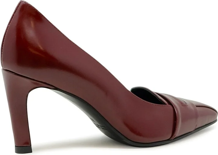 Lella Baldi Lt2473sb Laredo Bordeaux Leather Pumps - Image 3