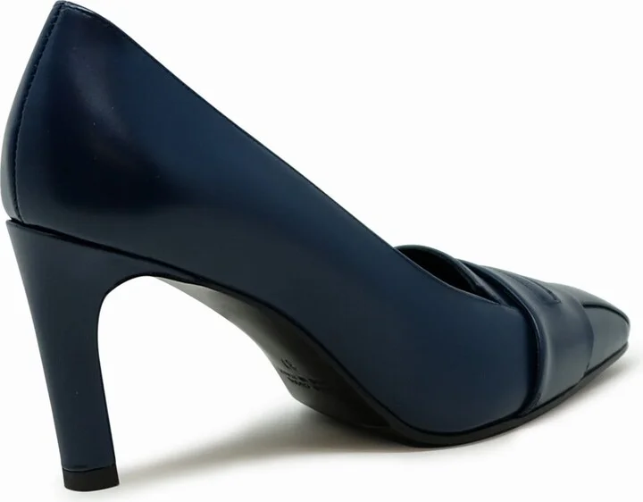 Lella Baldi Lt2473sb Laredo Navy Leather Pumps - Image 3