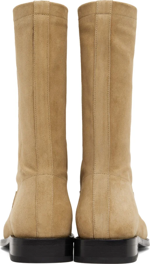 LEMAIRE Beige Soft Workwear Boots - Image 2