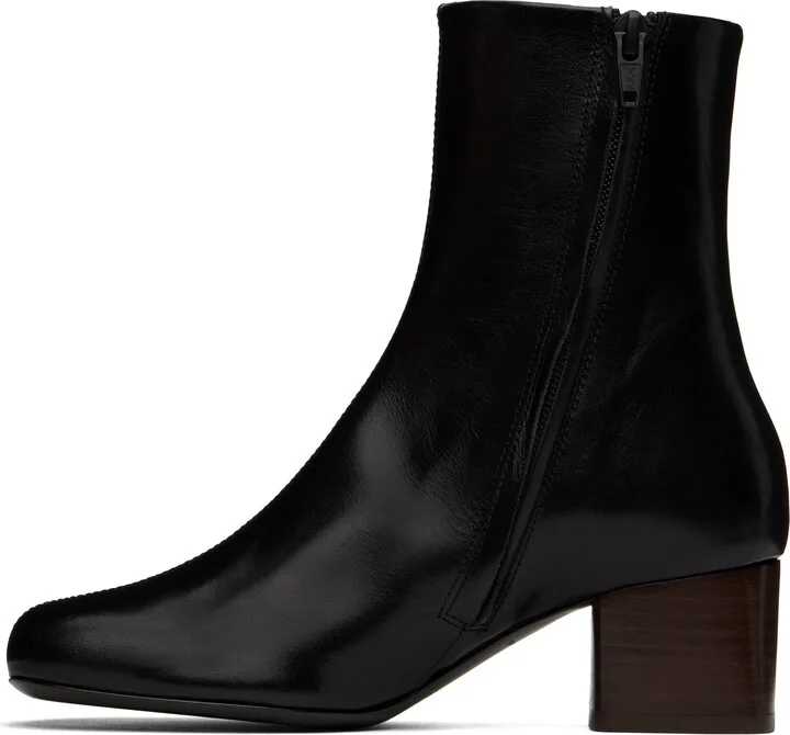LEMAIRE Black Anatomic 55 Boots - Image 3