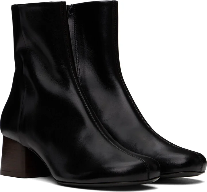 LEMAIRE Black Anatomic 55 Boots - Image 4