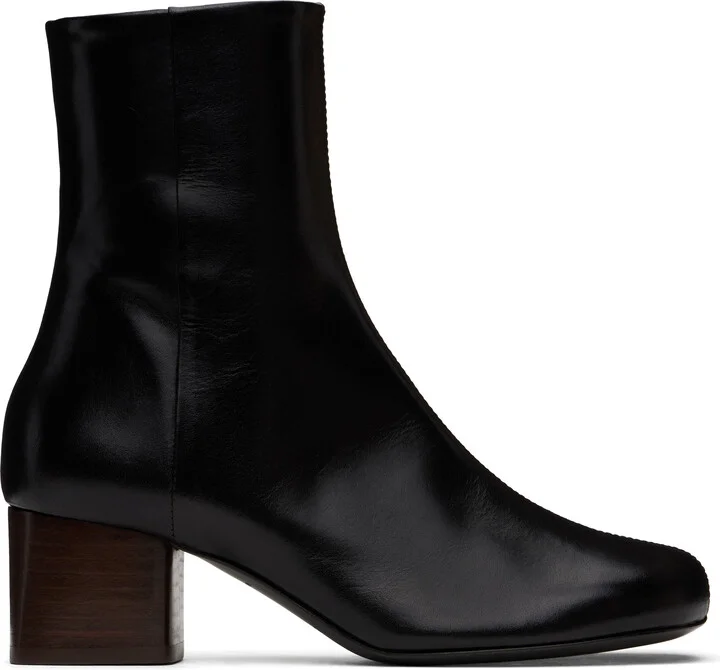 LEMAIRE Black Anatomic 55 Boots