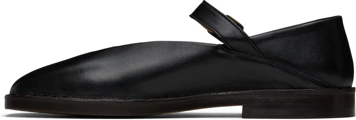 LEMAIRE Black Ballerina Loafers - Image 3